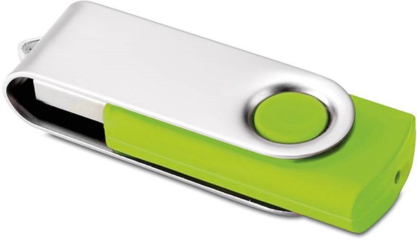 Obrázky: Twister Techmate zeleno-stříbrný USB disk 2GB, Obrázek 4