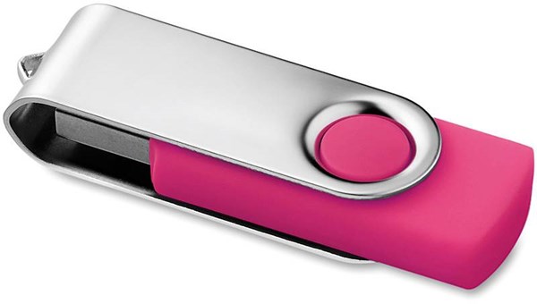 Obrázky: Twister Techmate růžovo-stříbrný USB disk 2GB