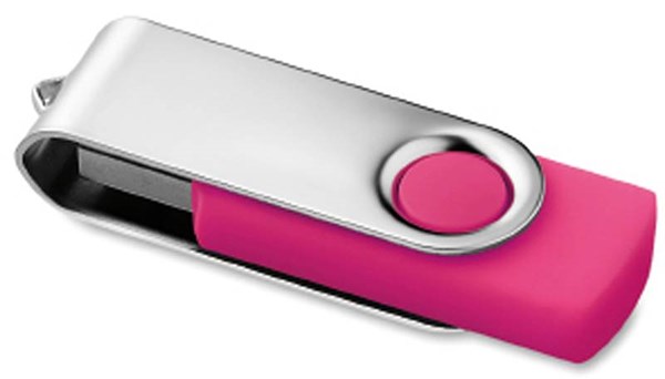 Obrázky: Twister Techmate růžovo-stříbrný USB disk 2GB, Obrázek 2