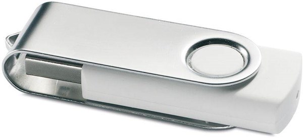 Obrázky: Twister Techmate bílo-stříbrný USB disk 2GB, Obrázek 4