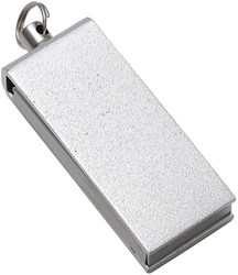Obrázky: Stříbrný malý hliníkový USB flash disk 2GB