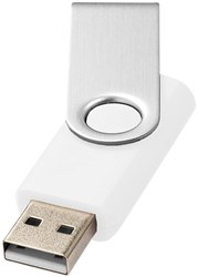 Obrázky: Twister basic bílo-stříbrný USB disk 2GB
