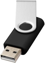 Obrázky: Twister basic černo-stříbrný USB disk 2GB