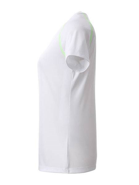 Obrázky: Dámské funkční tričko SPORT 130, bílá/zelená XS, Obrázek 3