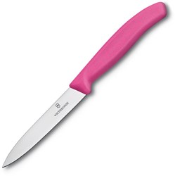 Obrázky: Růžový nůž na zeleninu VICTORINOX, hladké ostří 8cm
