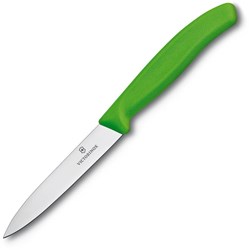 Obrázky: Zelený nůž na zeleninu VICTORINOX, hladké ostří 8cm