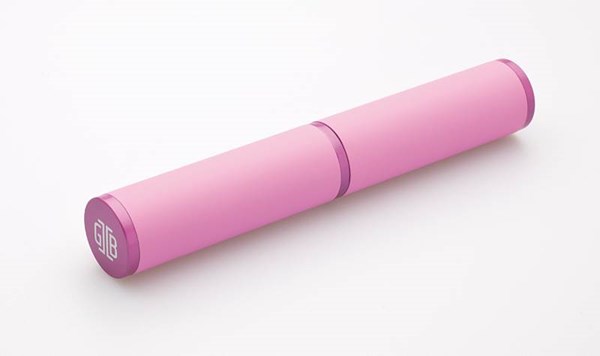 Obrázky: Růžové kovové kuličkové pero v tubusu, Obrázek 5