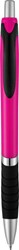 Obrázky: Plastové pero růžové s pryžovým úchopem