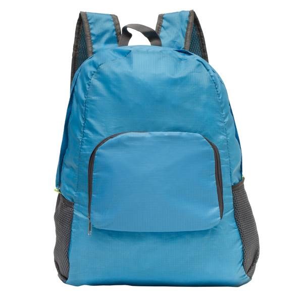 Obrázky: Modrý skládací batoh z 210D polyesteru, Obrázek 3