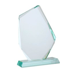 Obrázky: Trofej ze skla ve tvaru drahokamu v krabičce