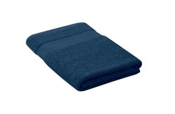 Obrázky: Tmavě modrý bavlněný ručník 140 x 70 cm