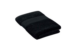 Obrázky: Černý bavlněný ručník 100 x 50 cm