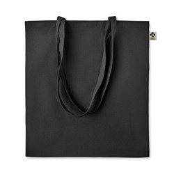 Obrázky: Nákupní taška z bio bavlny 140g, černá