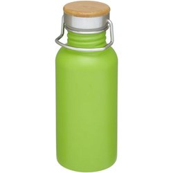 Obrázky: Nerezová sportovní láhev 550ml, limetkově zelená