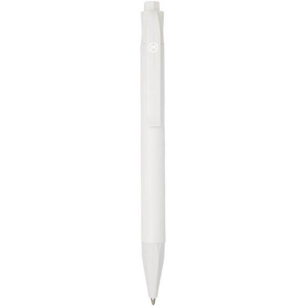 Obrázky: Bílé kuličkové pero z kukuřičného plastu, Obrázek 2