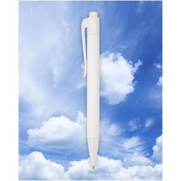 Obrázky: Bílé kuličkové pero z kukuřičného plastu, Obrázek 3