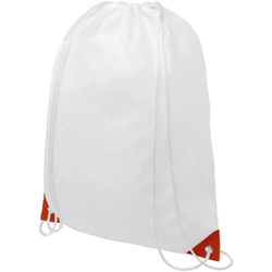 Obrázky: Bílý batoh s oranžovými rohy