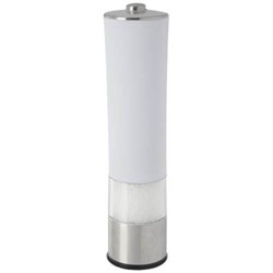 Obrázky: Plastový elektrický mlýnek na sůl nebo pepř, bílý