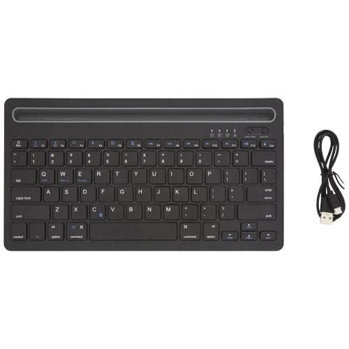 Obrázky: Černá klávesnice pro více zařízení se stojanem, Obrázek 4