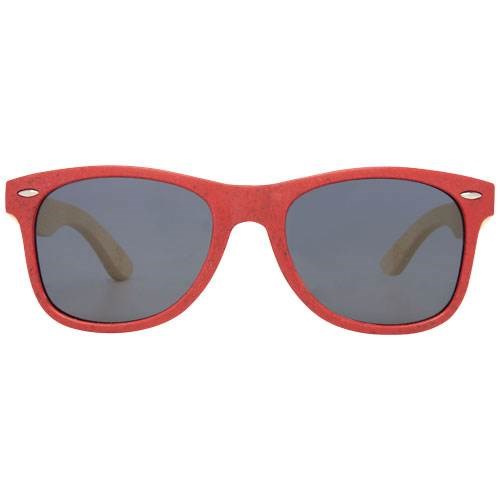 Obrázky: Bambusové sluneční brýle s červenou obrubou, Obrázek 3