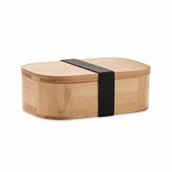 Obrázky: Bambusová krabička na jídlo 650 ml, hnědá