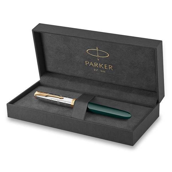 Obrázky: Parker 51 Premium Forest Green GT plnicí pero, hr.F, Obrázek 2