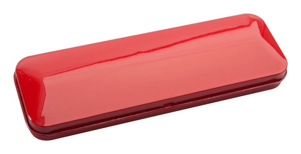 Obrázky: Červená sada pera a mikrotužky 0,7mm v kovovém boxu, Obrázek 2