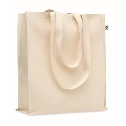 Obrázky: Bavlněná taška na nákupy s dlouhými uchy 140 g/m2
