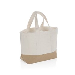 Obrázky: Malá chladící taška Impact z recykl.bavlny bílá
