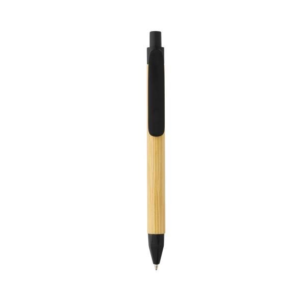 Obrázky: Kuličkové pero z FSC®recyklovaného papíru, černé, Obrázek 2