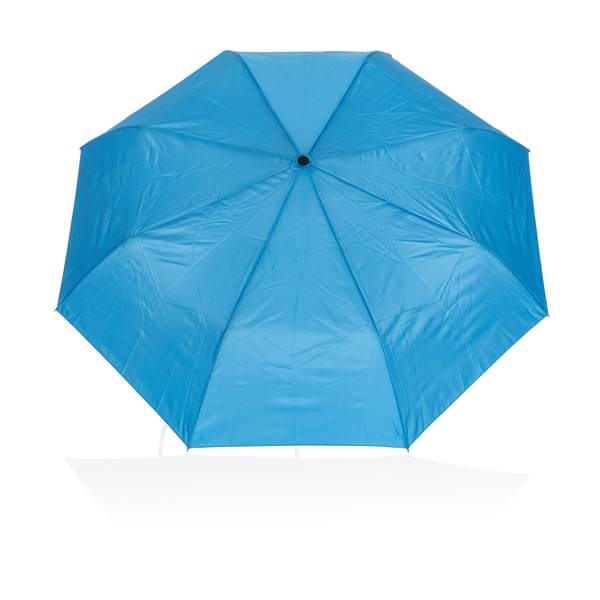 Obrázky: Skládací mini deštník ze 190T RPET AWARE™, modrý, Obrázek 2