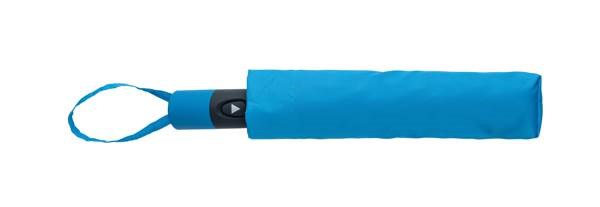 Obrázky: Skládací mini deštník ze 190T RPET AWARE™, modrý, Obrázek 5