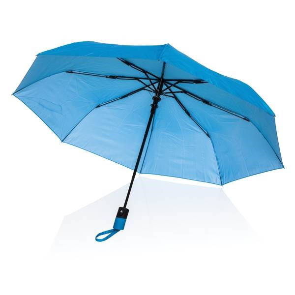 Obrázky: Skládací mini deštník ze 190T RPET AWARE™, modrý, Obrázek 7