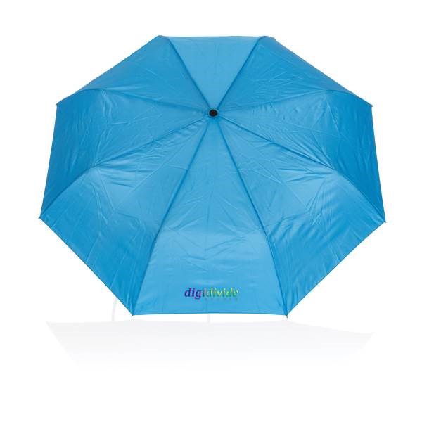 Obrázky: Skládací mini deštník ze 190T RPET AWARE™, modrý, Obrázek 8