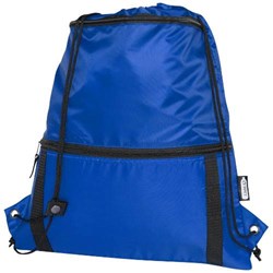 Obrázky: Recyklovaný kr.modrý skládací batoh s přední kapsou