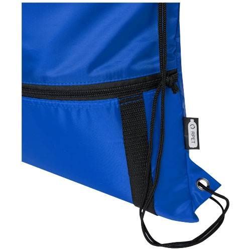 Obrázky: Recyklovaný kr.modrý skládací batoh s přední kapsou, Obrázek 4