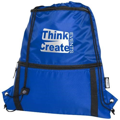 Obrázky: Recyklovaný kr.modrý skládací batoh s přední kapsou, Obrázek 10