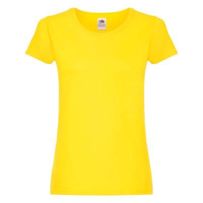 Obrázky: Dámské tričko ORIGINAL 145, žluté XL