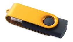Obrázky: Twister Rotodrive zlatý USB flash disk 2GB