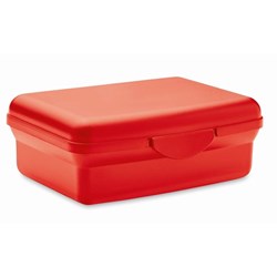 Obrázky: Červený plastový svačinový box 800ml