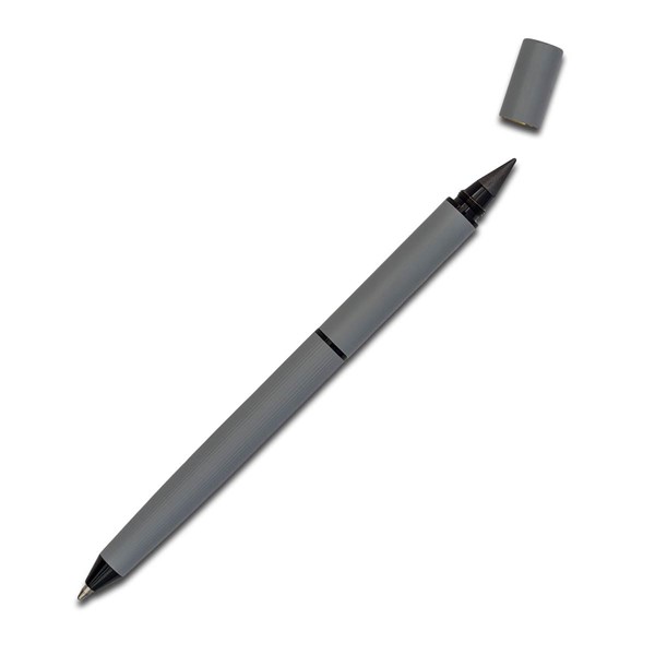 Obrázky: 2v1 nekonečná tužka a kuličk. pero, šedá, Obrázek 2