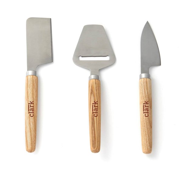Obrázky: Sada nožů na sýry VINGA Retro s dřevěnou rukojetí, Obrázek 2