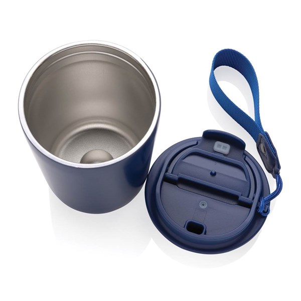Obrázky: Modrý termohrnek Cuppa 0,38 l z ner.oceli s poutkem, Obrázek 6