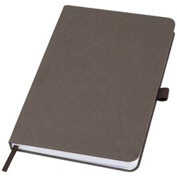 Obrázky: Zápisník s pevnou obálkou z drceného papíru, hnědý