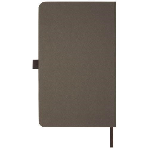 Obrázky: Zápisník s pevnou obálkou z drceného papíru, hnědý, Obrázek 2