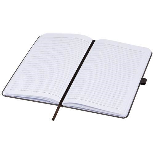 Obrázky: Zápisník s pevnou obálkou z drceného papíru, hnědý, Obrázek 4