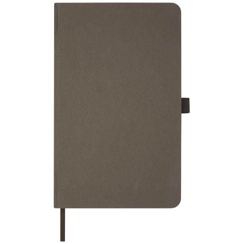 Obrázky: Zápisník s pevnou obálkou z drceného papíru, hnědý, Obrázek 6