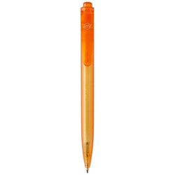 Obrázky: Oranžové kul. pero z plastu recyklovaného z oceánu