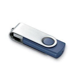 Obrázky: Twister Techmate modro-stříbrný USB disk 2GB