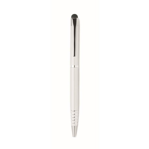 Obrázky: Bílé otočné kuličkové pero se stylusem, MN, Obrázek 2
